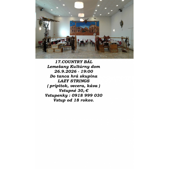 17. Country bal - Lemešany