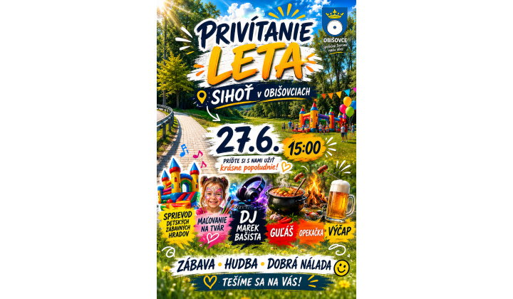 AKCIA:  PRIVÍTANIE LETA