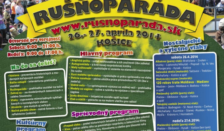 Rušňoparáda 26 a 27.apríla 2014