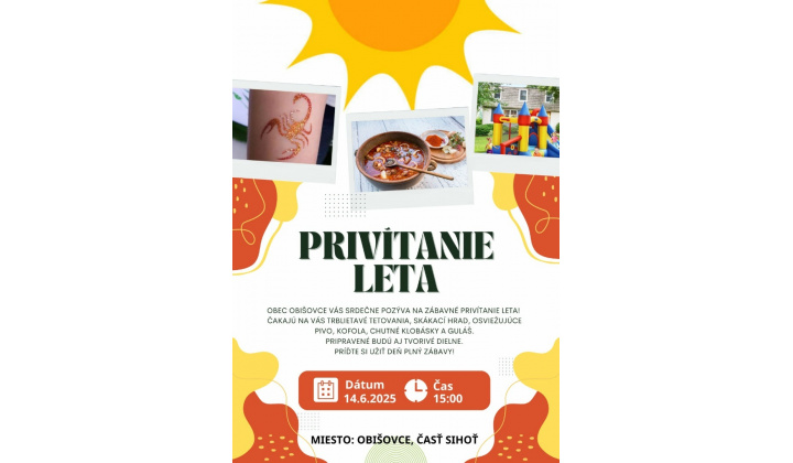 Privítanie leta - Sihoť 14.06.2025