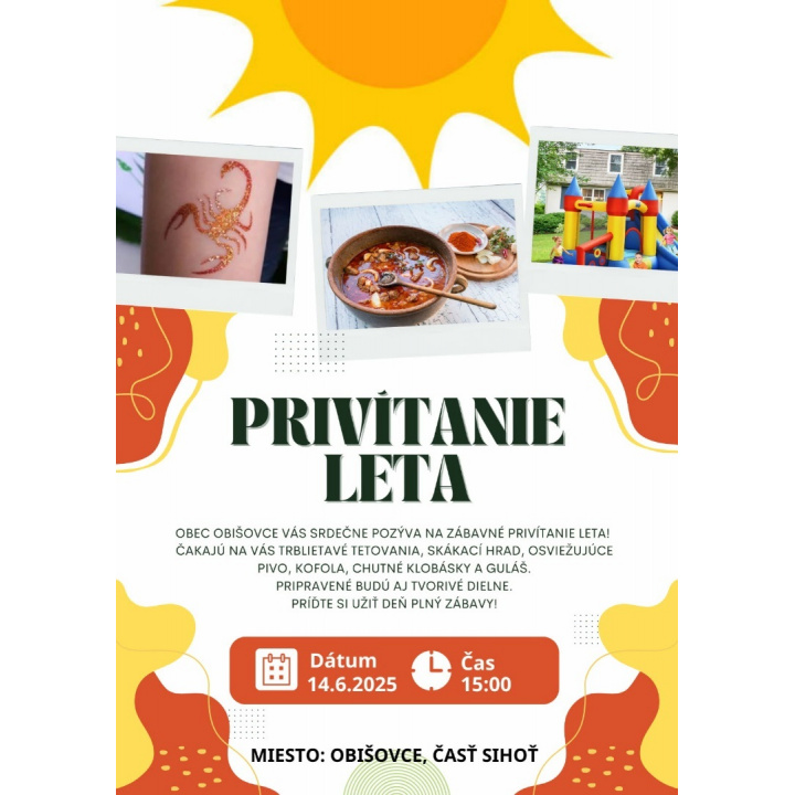 Privítanie leta - Sihoť 14.06.2025